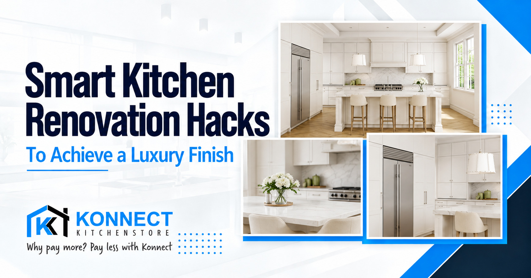 smart kitchen renovation hacks for luxury finish