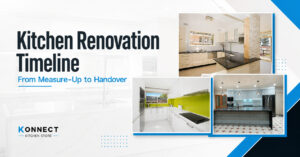 kitchen renovation timeline measure-up to handover